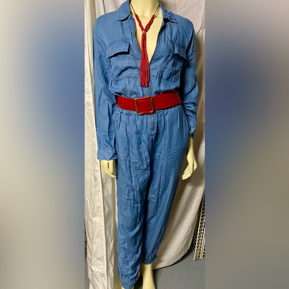 Fashion Nova Denim Jumpsuit